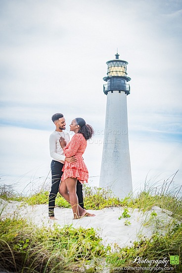 Kyra + David's Engagement Session, Cape Florida Lighthouse, Miami, Florida